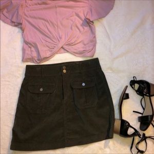 Corduroy skirt